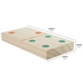thumbnail image 5 of Hey! Play! Giant Wooden Dominoes Set Hand-Crafted Pine Wood Lawn Game, 28 Count, 5 of 9