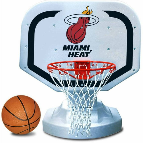 Poolmaster Miami Heat NBA USA Competition-Style Poolside Basketball Game