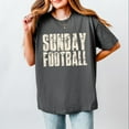 thumbnail image 2 of Sunday Football Block Distressed - Women's Heavyweight Graphic T-Shirt, 2 of 11