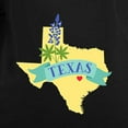 thumbnail image 3 of CafePress - Texas State Outline Bluebonnet Flower Long Sleeve - Women's Long Sleeve Graphic Tee Casual Fit, 3 of 4