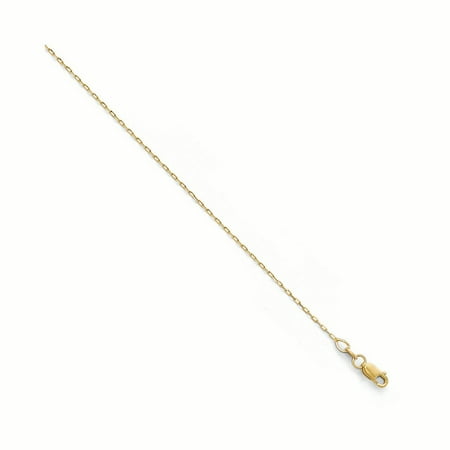 14K 1mm D/C Open Long Link Cable Chain