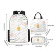 thumbnail image 2 of Study necessity Student 3-piece Backpack, Backpack, Lunch Bag, Pencil Case Set, 2 of 8
