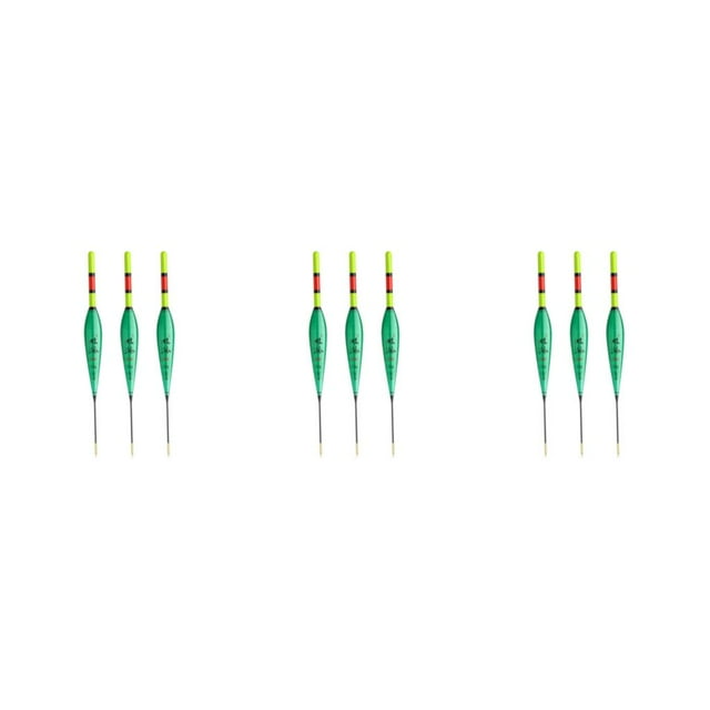 ZheElen 3piece Fishing Float With LED Lights Good Visibility And Stability For Night 12g floatability Three color changes 3Set