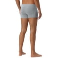 thumbnail image 3 of INSPIRE CHIC Mens Underwear Regular Fit Soft Comfortable Solid Color Basic Boxer Briefs 30 Light Gray, 3 of 5