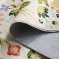 thumbnail image 6 of SAFAVIEH Martha Stewart Tanzil Floral Machine Washable Area Rug, Beige/Red, 5' x 8', 6 of 11