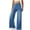 Sky Blue, variant on YYUIJK Women Wide Leg Jeans Loose High Waisted Straight with Pockets Pants Summer Spring Casual Denim Long Trouser Blue L