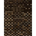 thumbnail image 1 of Ahgly Company Machine Washable Indoor Rectangle Abstract Sepia Brown Area Rugs, 5' x 7', 1 of 7