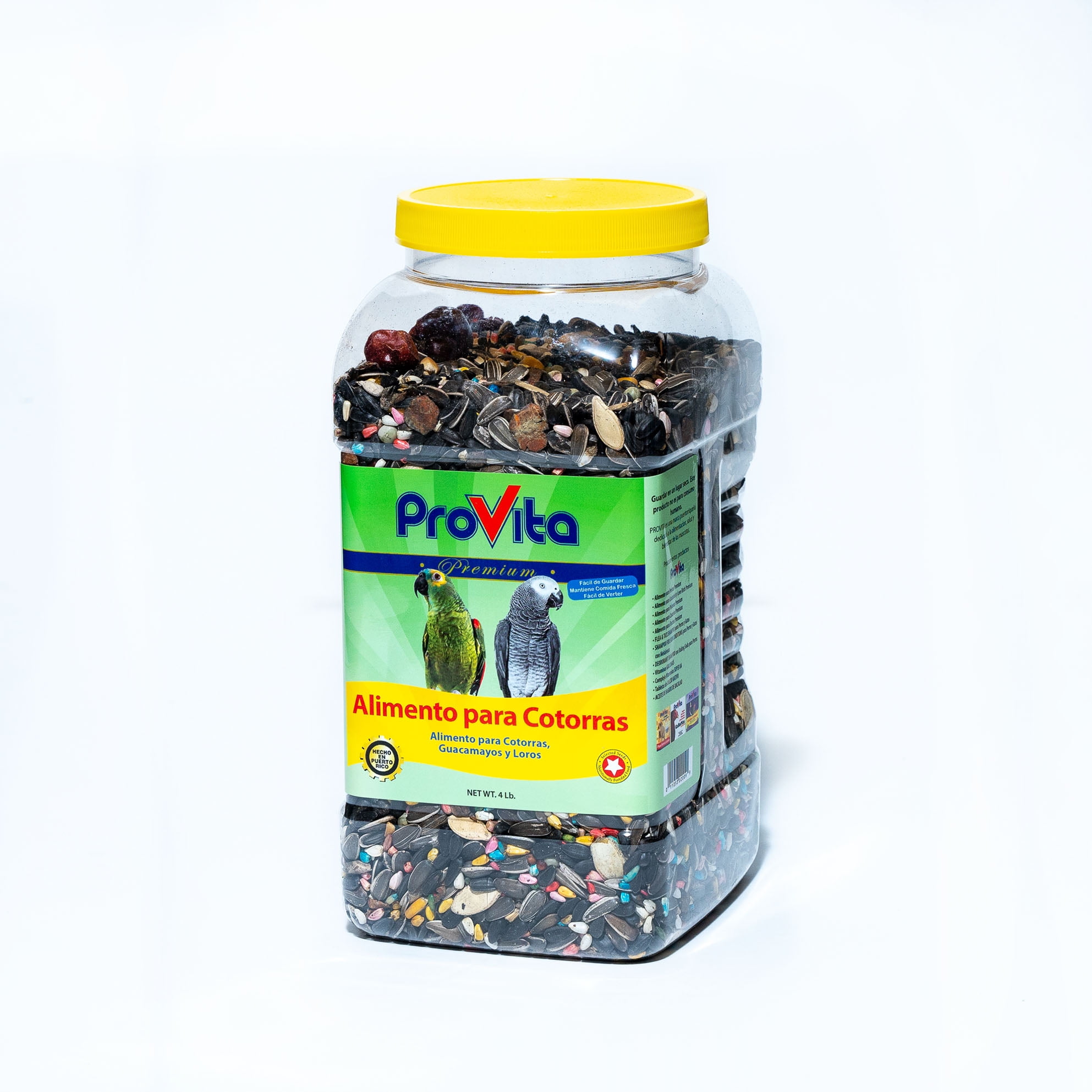 Provita Premium Seed Parrot Food, 4Lb. Jar