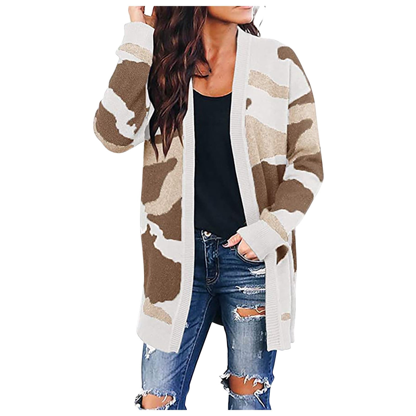 Long Cardigan Coat Sweater Outerwear 