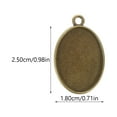 thumbnail image 2 of OUNONA 20Pcs Retro Pendant Drop Alloy Base Accessories for Necklace Bracelet Decoration, 2 of 5