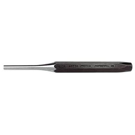 Extra Long Pin Punch - Super-Duty Long Drive Pin Punches, 8 in, 5/32 in tip, Tool Steel