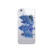 OTM Prints Clear Phone Case, Wilderness Blue - iPhone 6/6s/7/7s