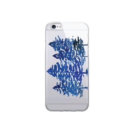 OTM Prints Clear Phone Case, Wilderness Blue - iPhone 6/6s/7/7s