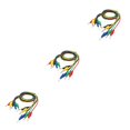 thumbnail image 2 of maskred 5piece Multimeter Voltage Tester Universal Test Cable With Banana Plug 3Set, 2 of 6
