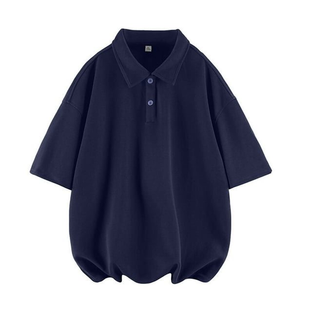 Aqestyerly Polo à Col Rabattu pour Hommes, Grande Taille, à la Mode, Tenue de Sport Décontractée, Léger, Respirant, Confortable