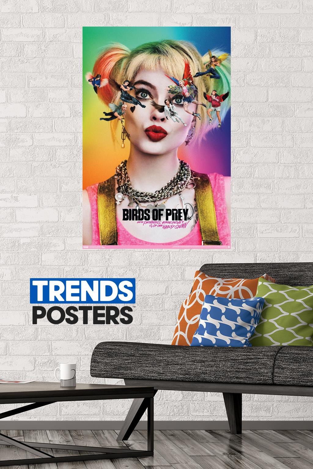 DC Comics Movie - Birds Of Prey - Teaser Wall Poster, 22.375" x 34"