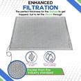 thumbnail image 2 of Downdraft Stovetop Filter Replacement for 707929 Jenn Air Filter Downdraft 14” x 11.4”- Grease Screen for Cooktop Fits Into Downdraft Jenair Stove Filter Vents and Protects the Oven (2-pack), 2 of 6