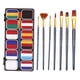 thumbnail image 2 of Paletas de pintura BLESIY 12 colores pinceles pinturas faciales profesionales, 2 of 8