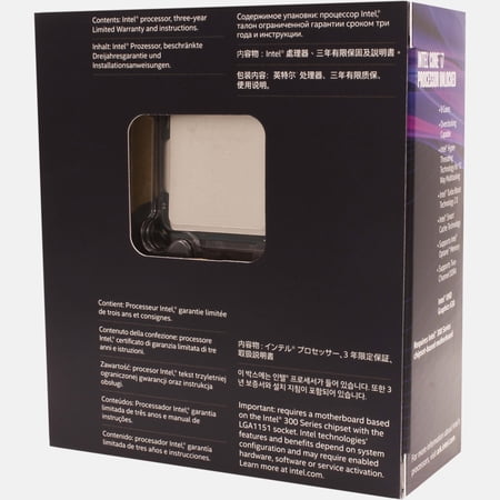 【中古】Intel Core i7-8700K (3.7GHz/TB:4.7GHz) BOX LGA1151/6C/12T/L3 12M/UHD630/TDP95W【ECセンター】保証期間１週間