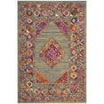 thumbnail image 6 of SAFAVIEH Madison Emmet Traditional Runner Rug, Light Grey/Fuchsia, 2'3" x 6', 6 of 9