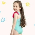 thumbnail image 5 of Gyratedream Toddler Girls Bathing Suits Beach Wear Sun suit Ruffle Swimwear, 4-8T, 5 of 9