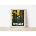 thumbnail image 2 of Aaheei Sequoia Redwood National Park Posters & Prints Vintage National Parks Poster | Nature Wall Art Decor | Mountain Travel Posters, 2 of 4