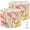 Color-6, variant on 2pcs Set Drum Lampshades (13"x 13"x 10"), Pastel Shell Soft Colors Light Hues Fabric Large Replacement Shades for Table, Floor, and Pendant Lamps, Simple Assembly Needed.