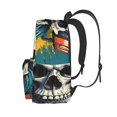 thumbnail image 3 of Disketp Modern Hip-Hop Skull Mochila Escolar de Gran Capacidad y Peso Ligero, Mochila de Viaje Ideal para Escuela, Trabajo y Uso Diario, Cómoda y con Estilo, 3 of 8
