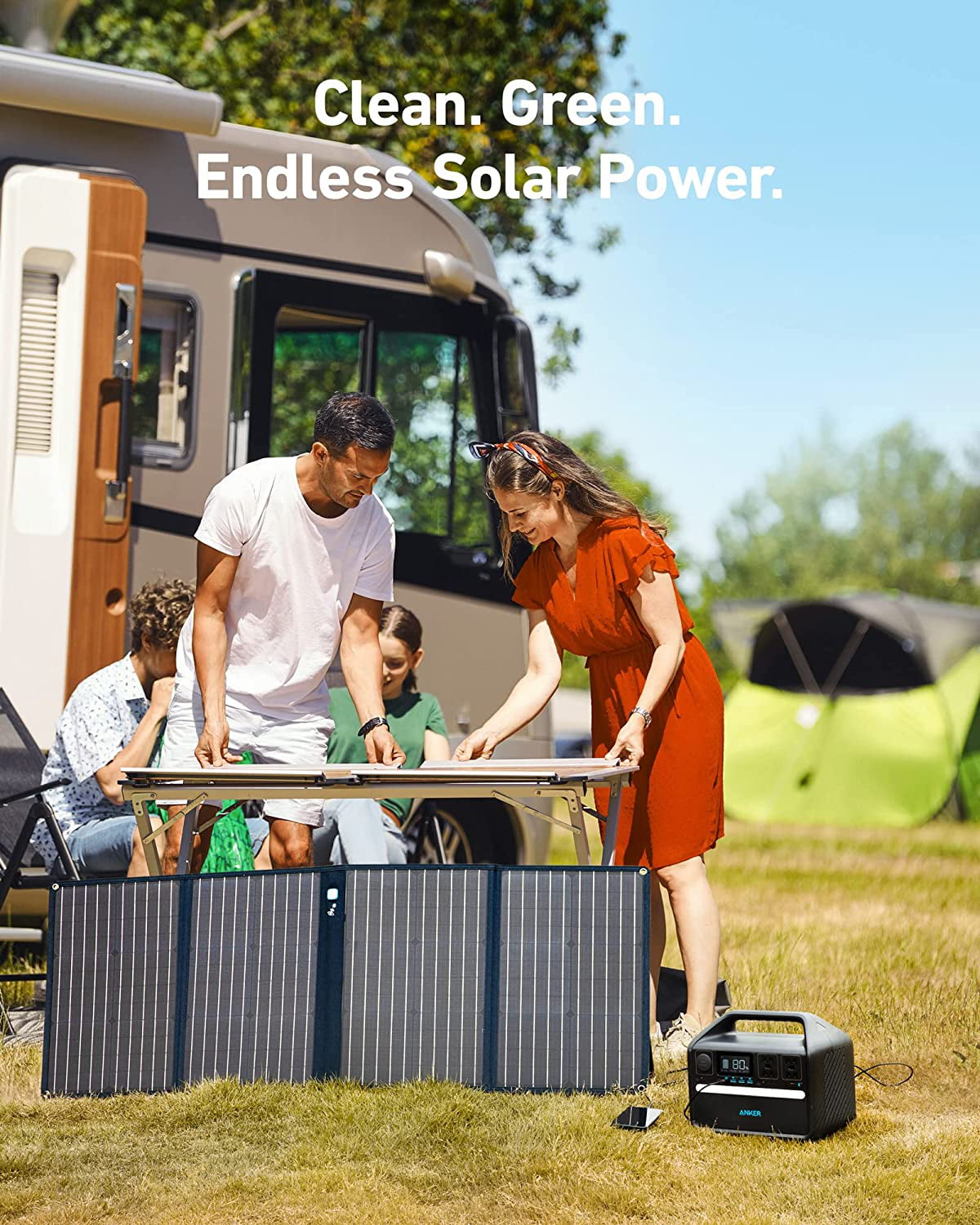 Anker 535 Solar Generator (PowerHouse 512Wh with 100W Solar Panel) @