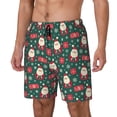 thumbnail image 1 of Fotbe Santa Claus Traje de Baño para Hombre – Shorts de Natación de Secado Rápido con Forro y Bolsillos-XX-Large, 1 of 6