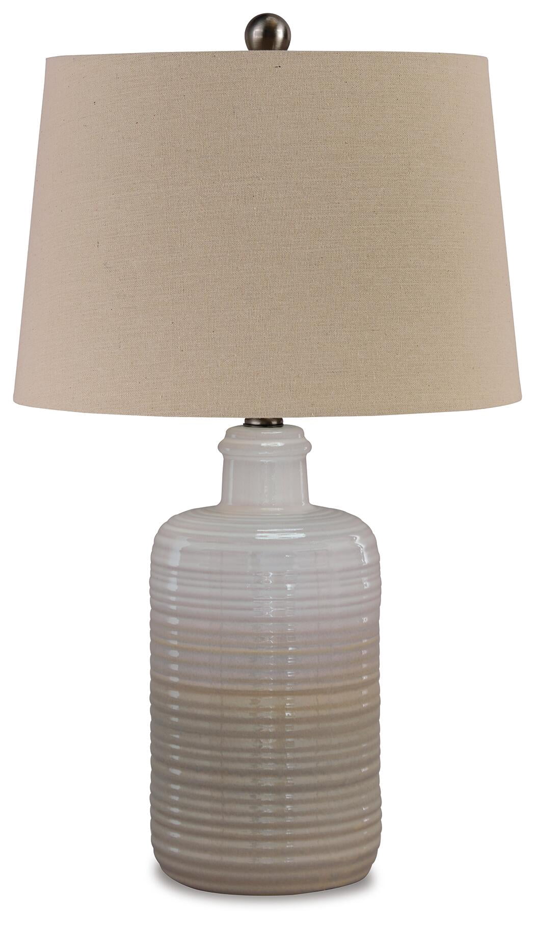 Signature Design by Ashley Casual Marnina Table Lamp (Set of 2)  Taupe