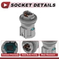 thumbnail image 4 of Cableado del Zócalo de Luz de Marcador para Nissan 350Z 03-06 No.2625070F00 Conector de Pigtail de Bombilla ​Conector Pre-Cableado, 4 of 7