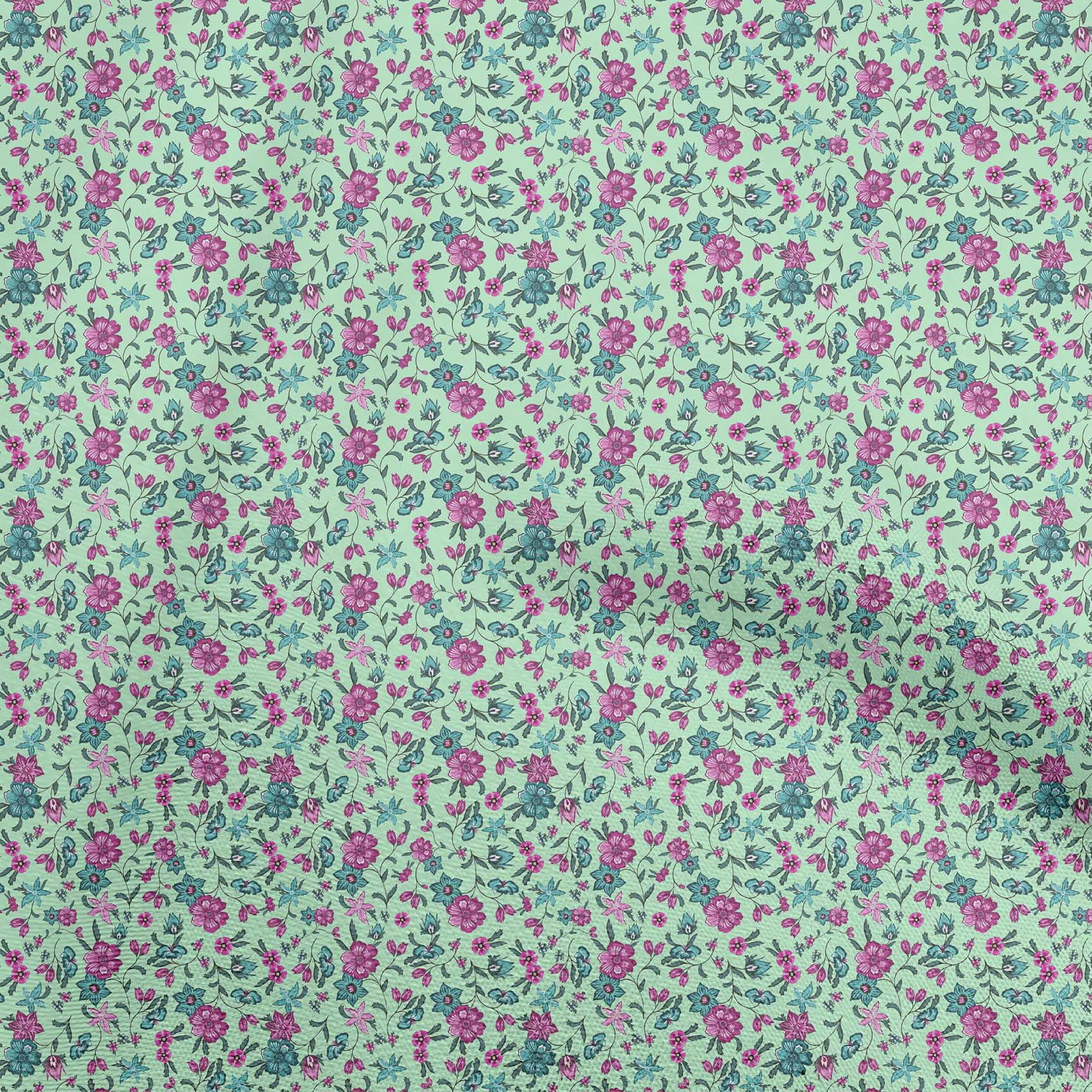 Spring Deco Green 42 Inch Cotton Poplin Pre Order main image 1