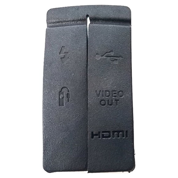 Methold Tapas USB Cuero HDMI-compatible SALIDA DE VIDEO Gomas Micro Enchufe USB Goma A prueba de polvo Cubierta inferior de la puerta Piezas de Accesorios de cámara y óptica