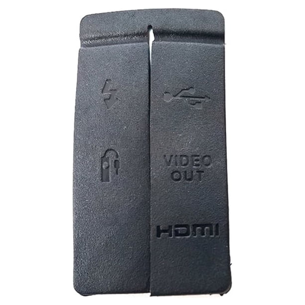 Matsuzay Tapa de cubierta USB Lithe Leather -compatible VIDEO OUT Gomas Micro Cámara Digital Piezas de renovación Reemplazo de piezas para 50D Accesorios de cámara y óptica