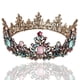 thumbnail image 1 of Queen Crown - Coronas y tiaras de boda con diamantes de imitación para mujer, accesorios para el cabello para fiesta de disfraces con piedras preciosas, 16*16*5,5 cm, 1 of 5