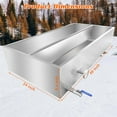 thumbnail image 2 of Maple Syrup Evaporator Pan, Maple Syrup Pan with Thermometer & 3/4" Throttle Valve, Stainless Steel Maple Syrup Boiling Pan for Making Sweet Maple Syrup, 2 of 7