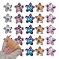 thumbnail image 1 of 25 piezas de estrellas de mar, diamantes de imitación, piedras preciosas para uñas y accesorios brillantes para uñas., 1 of 6