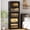 Clear, variant on Collapsible Stackable 660QT Storage Bin with Lid, 4-Pack Rolling Cabinet with Doors for Garage & Home, White, 30"W x 19.7"D x 65.9"H
