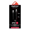 thumbnail image 2 of Cable Duplimax Platinum Tipo C a Lightning 27W 1.5 m Negro, 2 of 4