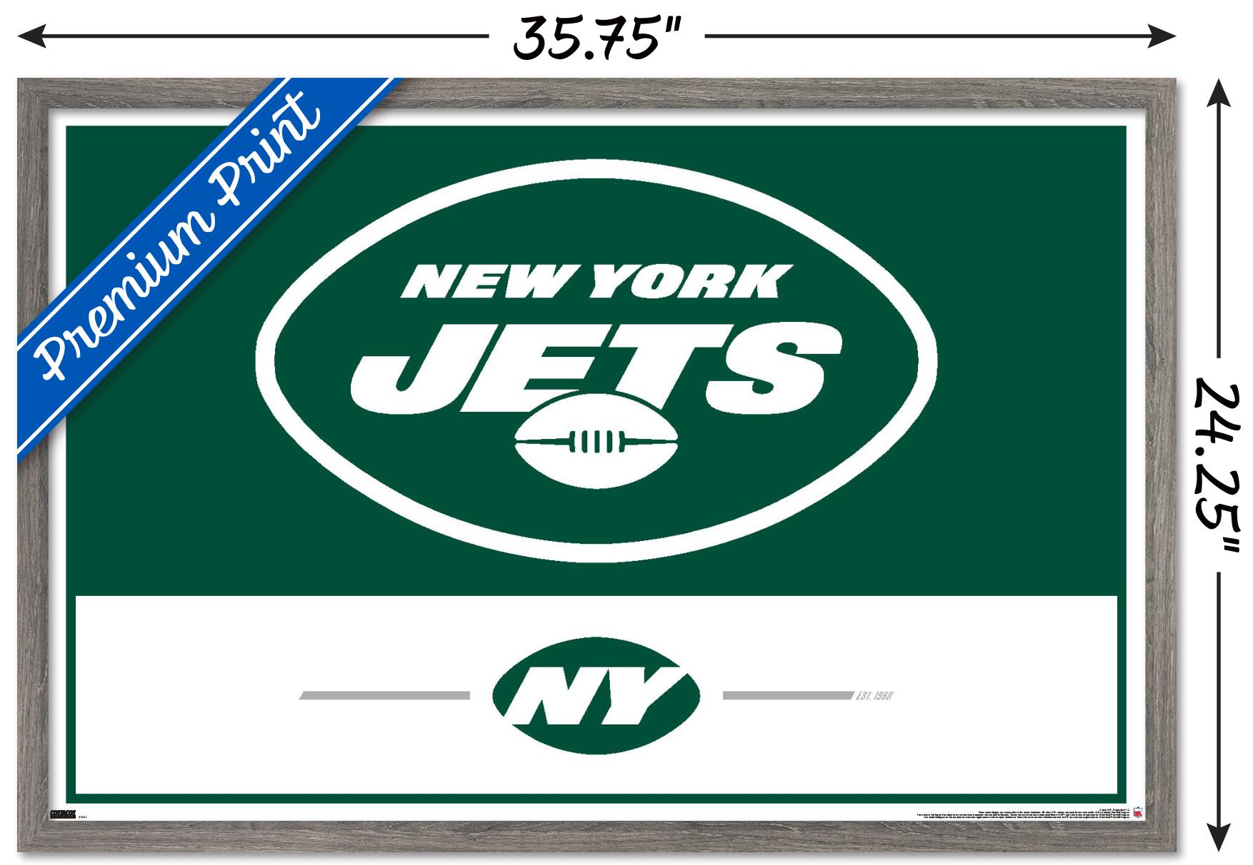 NFL New York Jets - Logo 21 Wall Poster, 22.375" x 34", Framed - image 3 of 3