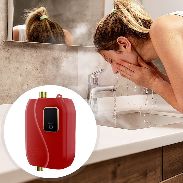 electric tankless water on demand under sink water heater
