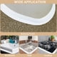 thumbnail image 4 of Tira de masilla para sellar paredes de bañeras, 1,4" x 10,5 pies, PVC, blanca, autoadhesiva, resistente al agua, sellador de masilla, moldura decorativa para fregadero de cocina, baño, inodoro,, 4 of 8