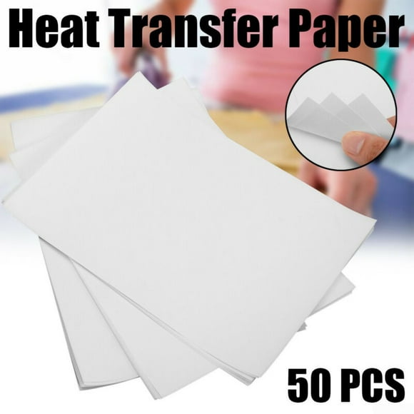 50pcs A4 Heat Thermal T-shirt Printing-White Transfer Paper For Ink Jet Printer