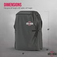thumbnail image 3 of Grillman Premium BBQ Grill Cover, Heavy-Duty Gas Grill Cover for Weber, Brinkmann, Char Broil etc. Rip-Proof, UV & Water-Resistant (30" L x 26" W x 43" H), 3 of 6