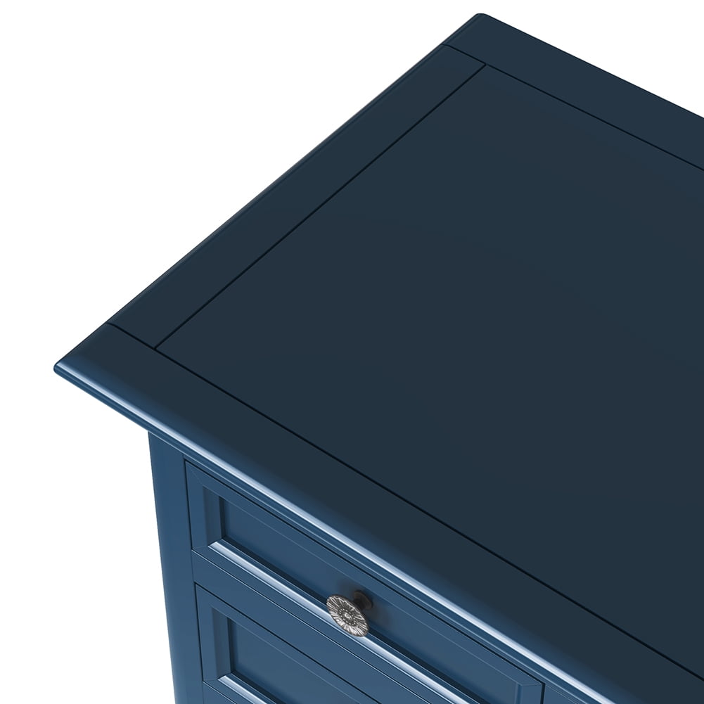 Lowestbest 45" Modern Console Table, Sofa Table with 6 Drawers, 1 Cabinets and 1 Shelf, Navy Blue Lowestbest 45" Modern Console Table, Sofa Table with 6 Drawers, 1 Cabinets and 1 Shelf, Navy Blue