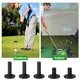 thumbnail image 5 of Tees de Golf de Goma, Tees de Simulador de Golf de Altura Ajustable para Mats 2Pcs 1 1/2" en Forma de Cruz y 3Pcs 2 3/4" Huecos & Negros - Apto para (Mats de Golf/Driving Range/Simuladores de Golf), 5 of 6