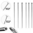 thumbnail image 6 of Professional Grade Body Piercing Insertion Tools For Flat Back Jewelry 16G 18G Stainless Steel Piercing Equipment, 6 of 9