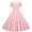 Pink, variant on ZQUUVOU Vintage Dress for Girls Short Sleeve Collared Double-breasted Swing Skirt Casual Elegant Party Dance Dress Blue