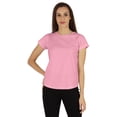 thumbnail image 1 of Inkmeso T-Shirt à Manches Courtes Uni pour Femmes Coupe Régulière Décontractée T-shirts Basiques Doux, 1 of 7